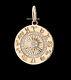 Beautiful Horoscope Silver Diamond Charm Pendant, Handmade Pendant Jewelry, Gift