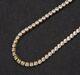Beautiful Round White Cubic Zirconia Tennis Necklace Wedding Gift Jewelry