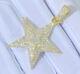 Best Christmas Gift for Men's VVS Moissanite Shiny Star Charm Pendant 925 Silver