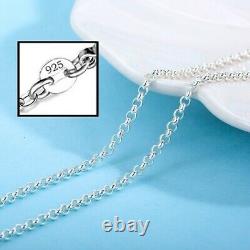 Black Alabama Crimson Tide Womens Sterling Silver Necklace Jewelry Gift D18