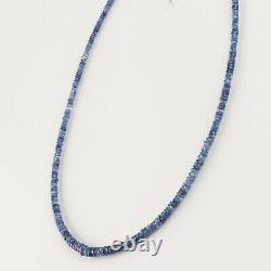 Blue Sapphire 925 Sterling Silver Choker Necklace Women Jewelry Girlfriend Gift