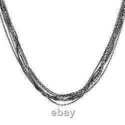 Boho Handmade 925 Sterling Silver Necklace Jewelry Gift for Women Size 20
