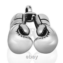 Boks 925 Sterling Silver One Or Pair Boxing Gloves Pendant VY Jewelry for Gift