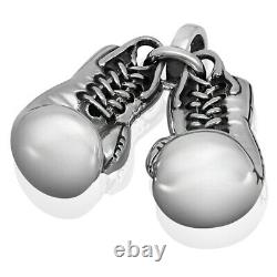 Boks 925 Sterling Silver One Or Pair Boxing Gloves Pendant VY Jewelry for Gift