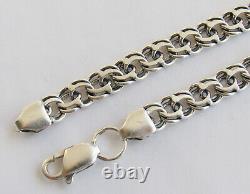 Bracelet STERLING Silver 925 Chain Fine Jewelry GIFT Ukraine Unisex Europe 15 g