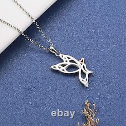 Butterfly Necklace Necklace 925 Silver Pendant Jewelry Gift for Women(Rose Gold)