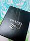 CHANEL ACCESSORY Necklace Heart CC Mark Silver AUTHENTIC GIFT USED from Japan