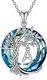 Christmas Gifts for Women Tree of Life Necklace 925 Sterling Silver with A Z Ini