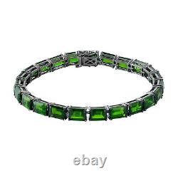 Chrome Diopside Tennis Bracelet 925 Sterling Silver Jewelry Gift For Love Mum