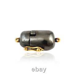 Clasp Lock Connector Finding 18k Gold 925 Sterling Silver Jewelry Gift