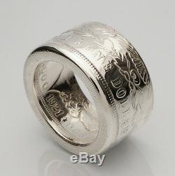 Coin Ring Top Quality 90% Silver Morgan Dollar Date Inside Sizes 7-14