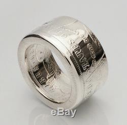 Coin Ring Top Quality 90% Silver Morgan Dollar Date Inside Sizes 7-14