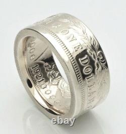Coin Ring Top Quality 90% Silver Morgan Dollar Thin Band Sizes 7-14