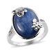 Ct 10 Jewelry 925 Silver Platinum Plated Kyanite Weddig Ring for Size 9