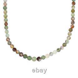 Ct 100 925 Sterling Silver Beaded Necklace Jewelry Gift for Women Size 20