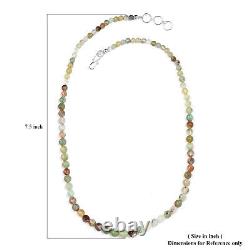 Ct 100 925 Sterling Silver Beaded Necklace Jewelry Gift for Women Size 20