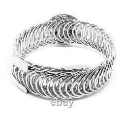 Dallas Cowboys Silver Mens Adjustable Link Bracelet Jewelry Gift w Gift Pkg D11