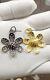 Designer Flower Silver Diamond Charm Pendant, Handmade Pendant Jewelry, Gift