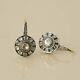 Diamond Earring Natural Diamond Polki 925 Sterling Silver Earring Jewelry Gift