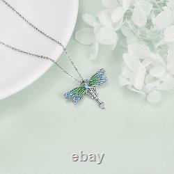 Dragonfly Necklaces Sterling Silver Dragonfly Pendant Jewelry Gifts for Women Dr