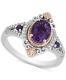 Enchanted Disney Amethyst Rings Ariel Anniversary 925 Silver Ring Gift For Her