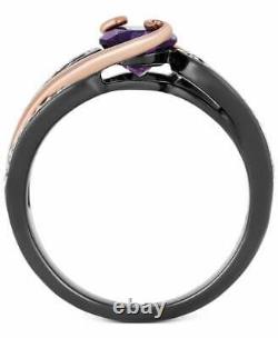 Enchanted Disney Villains Amethyst Engagement Gift For Her 925 Silver Women Ring