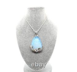 Eternal Opal Pendent Necklace 925 Sterling Silver Jewelry Gift For Birthday Wife