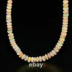 Ethiopian Opal 925 Sterling Silver Choker Necklace Women Gemstone Jewelry Gift