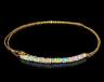 Ethiopian Opal Bar Necklace 925 Sterling Silver Women Jewelry Christmas Gift 18