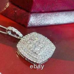 Fashion Women Jewelry Cubic Zirconia 925 Silver Necklace Pendants Wedding Gifts