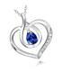Fine Jewelry Valentines Day Gifts for Her Birthstone Necklace for Women Silver