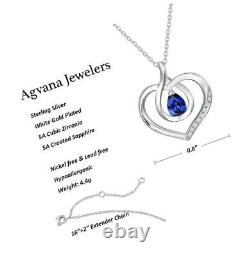 Fine Jewelry Valentines Day Gifts for Her Birthstone Necklace for Women Silver
