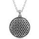 Flower Of Life Necklace Silver Sacred Pendant Elegant Gift Box