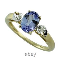 Gift For Women Indian Jewelry Ring Size 7 925 Sterling Silver Tanzanite Gemstone