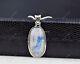 Gift For Women Jewelry Pendant 925 Sterling Silver Natural Moonstone Gemstone