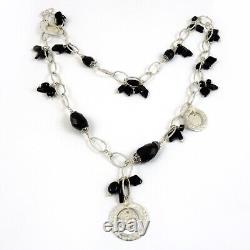 Gift Necklace 925 Silver Wholesale Jewelry Natural Onyx Gemstone R1