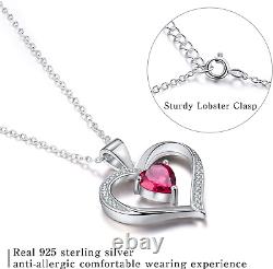 Gifts for Christmas? Forever Love Heart Necklace Jewelry 18K White Gold/ Rose G