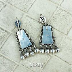 Gorgeous 925 Silver Handmade Necklace Set Earrings Statement Tribal Jewelry Gift
