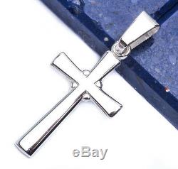 HOLIDAY GIFT SOLID CROSS. 925 Sterling Silver Pendant