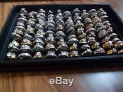 HUGE Lot of 100 Beautiful Rings, Different Sizes, Resale, Gifts (Lot2 B10)