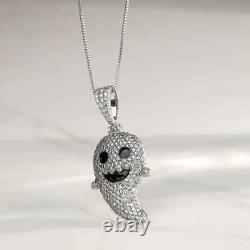 Halloween Jewelry Gift Pendant Necklace Tester Moissanite 925 Silver