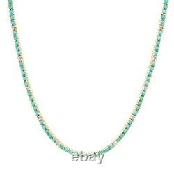 Handmade 925 Sterling Silver Necklace Turquoise Stone Women Jewelry Gift For Her
