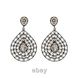 Handmade Jewelry Gift Cubic Zircon 925 Solid Sterling Silver Earrings For Womens