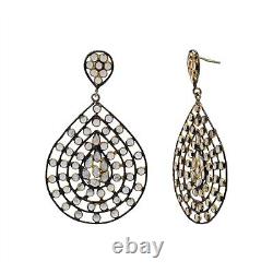 Handmade Jewelry Gift Cubic Zircon 925 Solid Sterling Silver Earrings For Womens