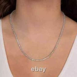 Handmade Jewelry gift 10Ct Lab Created Diamond Tennis Pretty Necklace 3mm 18