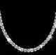 Handmade Jewelry gift 14Ct Lab Created Diamond Tennis Pretty Necklace 4mm 18