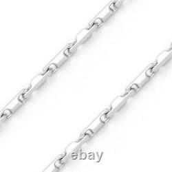 Heshe 18 Chain Necklace Gauge 4.6 mm Sterling Silver 925 Jewelry Gift Length 24