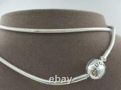 Holiday Gift Authentic Pandora Silver Essence Collection Chain #596004-45 17.7in