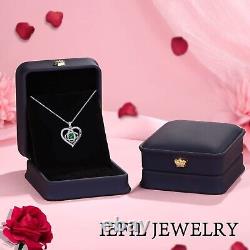 Iefil Love Knot Birthstone Gifts for Women, 925 Sterling Silver Love Knot Bir