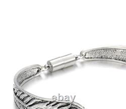 Illinois Fighting Illini Womens Sterling Silver Bracelet Jewelry College Gift D3